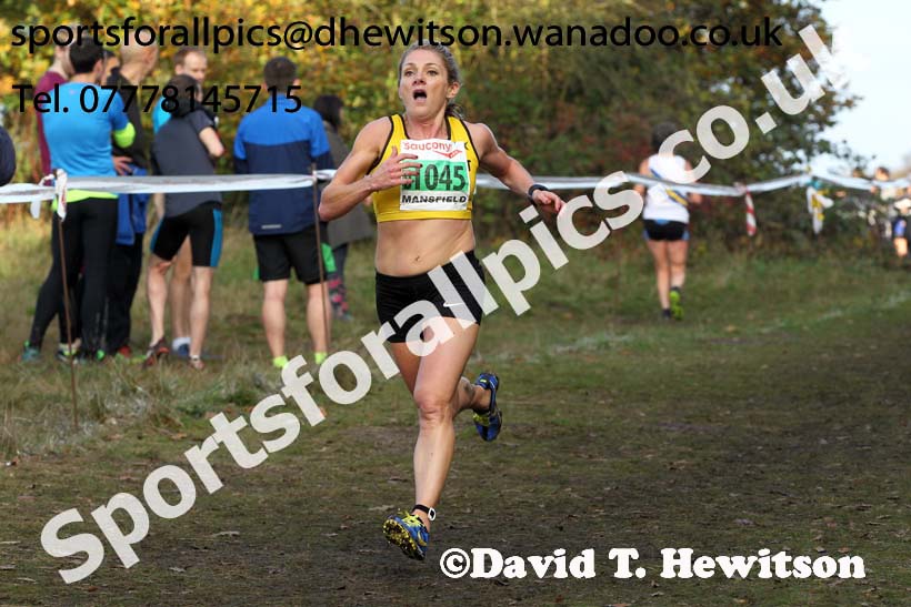 Senior women, National Cross Country Relays, Berry Park, Mansfield. Photo: David T. Hewitson/Sports for All Pics